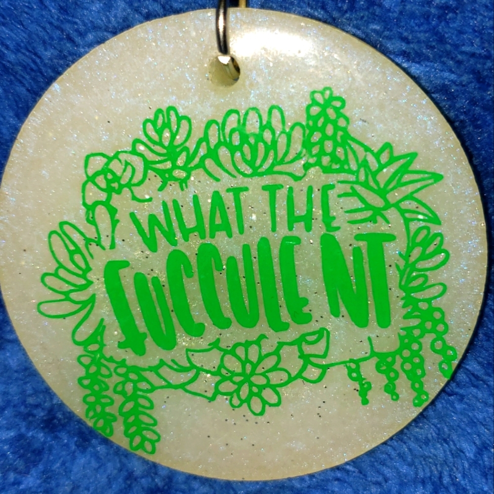 Succulent Keychain